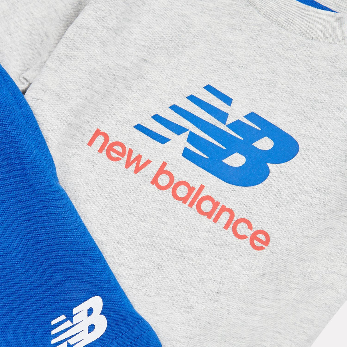 New Balance Boys' Colourblock Jersey Tee & Shorts Set-3