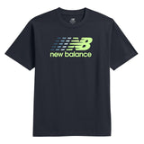 New Balance Men's Center Multi Color Logo T-Shirt-1
