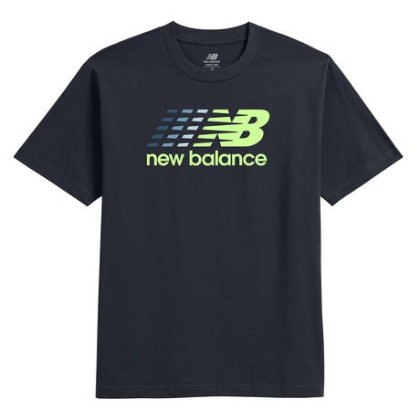 New Balance Men's Center Multi Color Logo T-Shirt-1