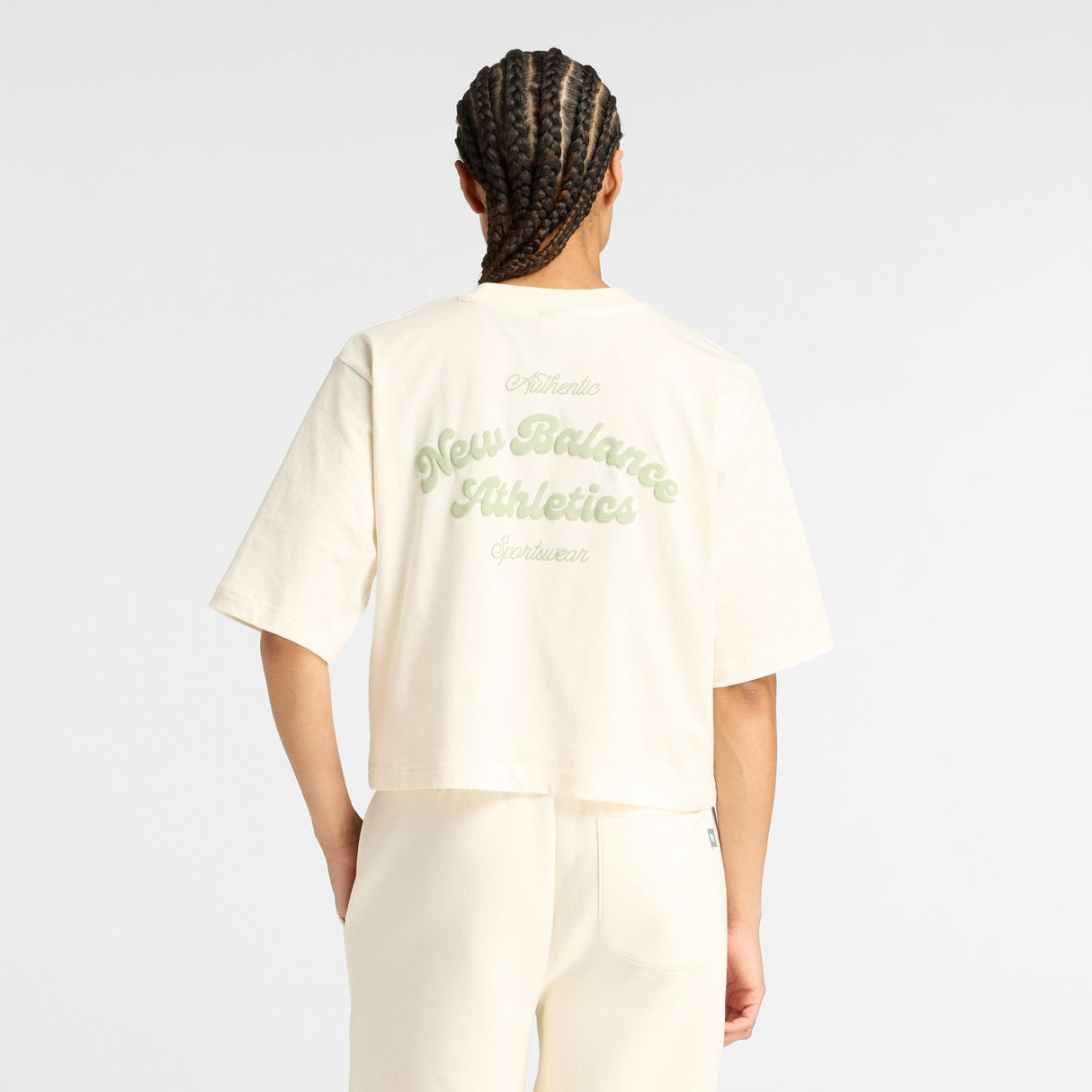 New Balance Women's Linear Heritage Relaxed T-Shirt-3