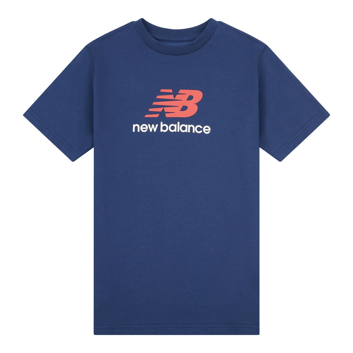 New Balance Youth Jersey Stacked Logo T-Shirt-1
