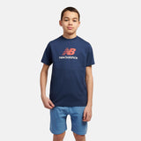 New Balance Youth Jersey Stacked Logo T-Shirt-5