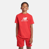 New Balance Youth Jersey Stacked Logo Tee-5