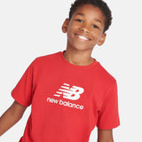 New Balance Youth Jersey Stacked Logo Tee-8