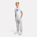 New Balance Youth Jersey Stacked Logo Tee-4