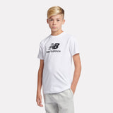 New Balance Youth Jersey Stacked Logo Tee-5