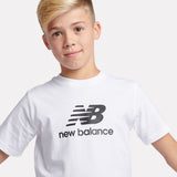 New Balance Youth Jersey Stacked Logo Tee-8