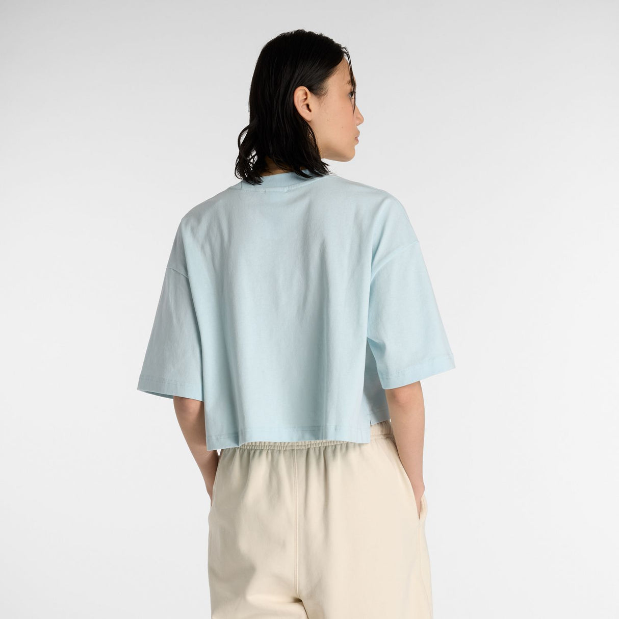 New Balance Women's Logo Oversized Jersey T-Shirt-3