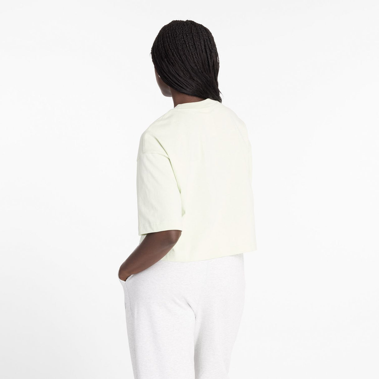 New Balance Women's Logo Oversized Jersey T-Shirt-5