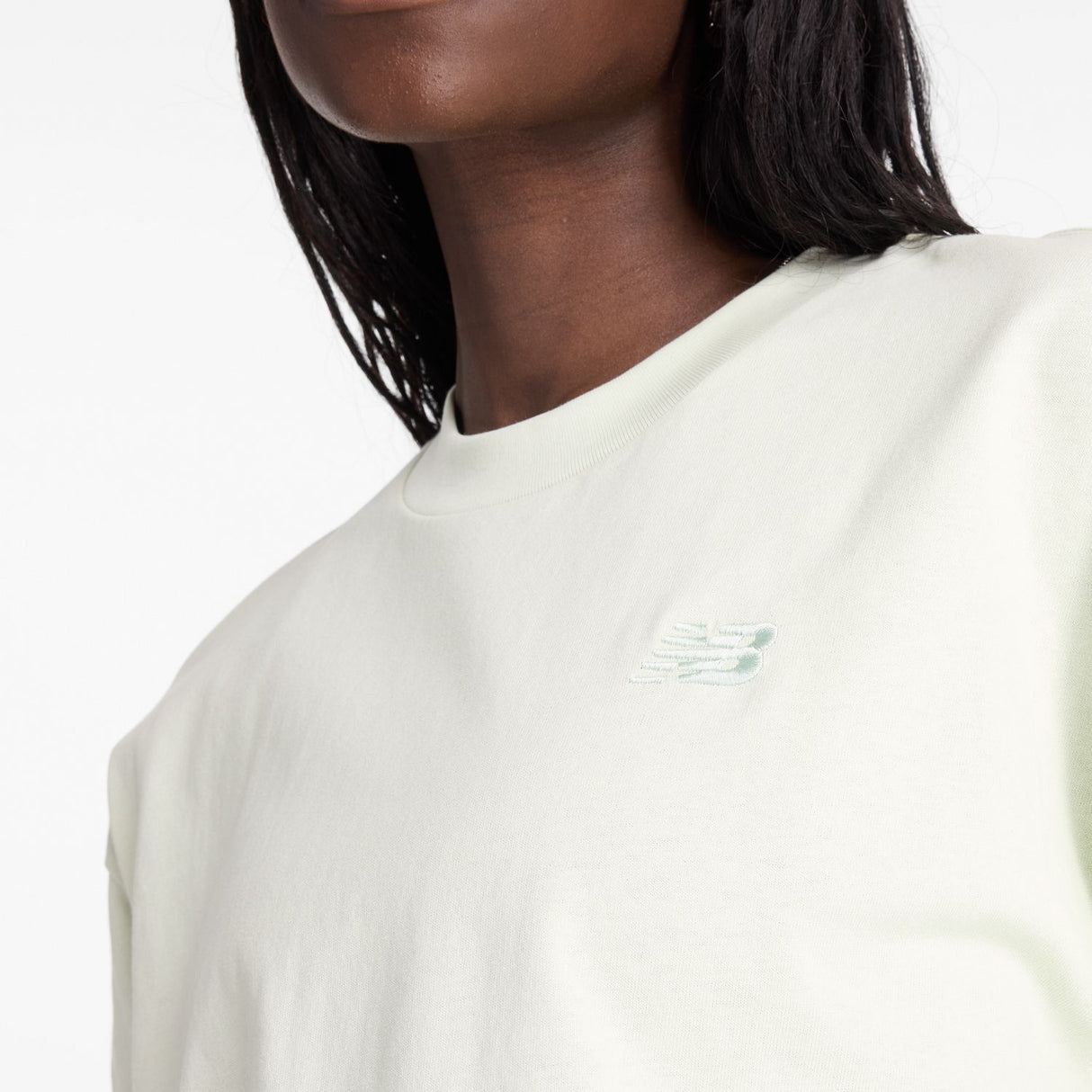 New Balance Women's Logo Oversized Jersey T-Shirt-6