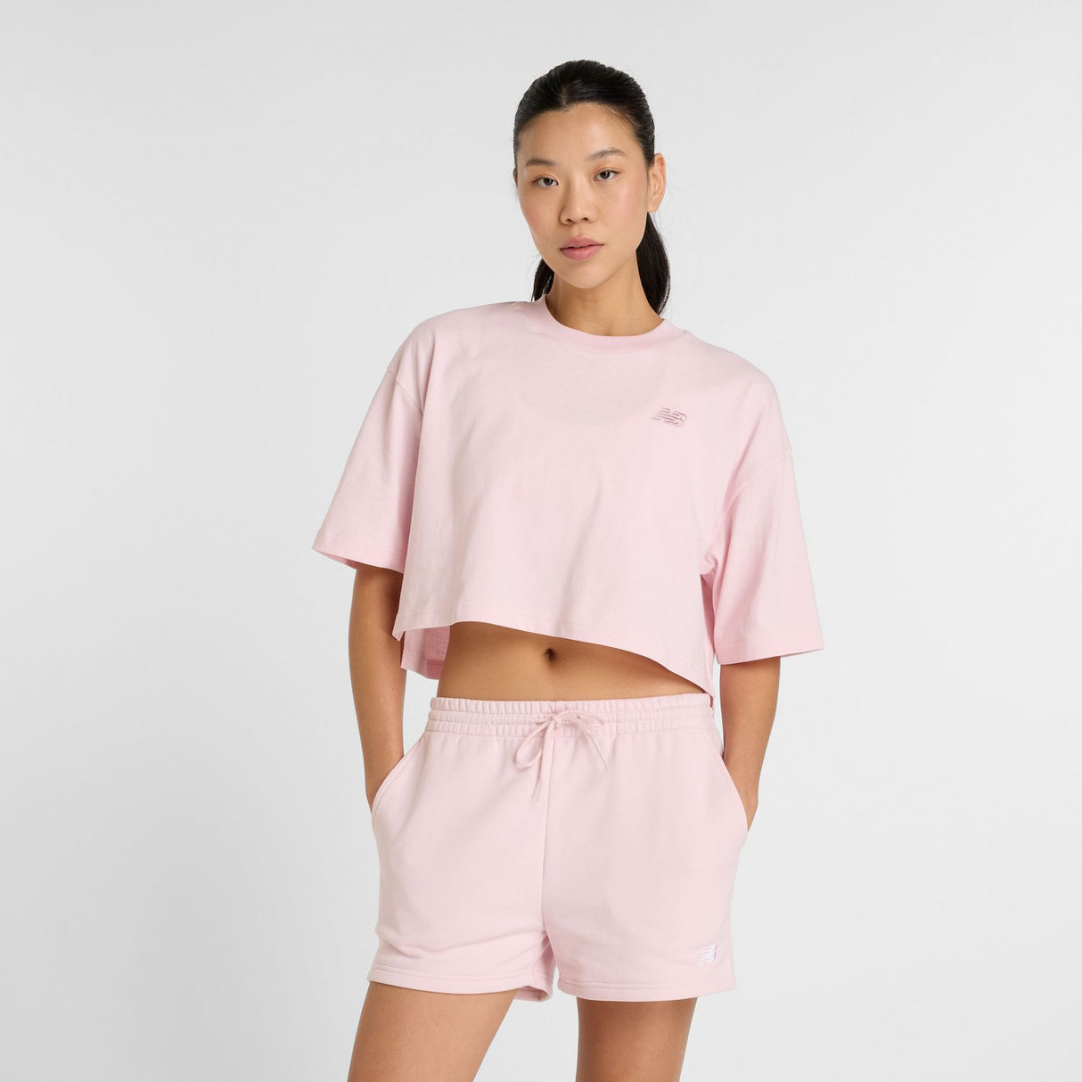 New Balance Women's Logo Oversized Jersey T-Shirt-1
