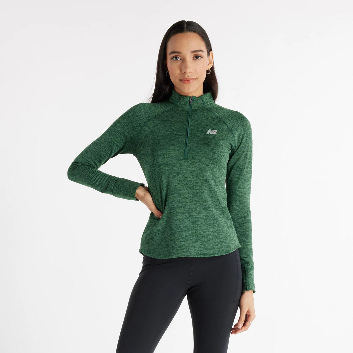 New Balance Women's Athletics Heat Grid Half Zip-1