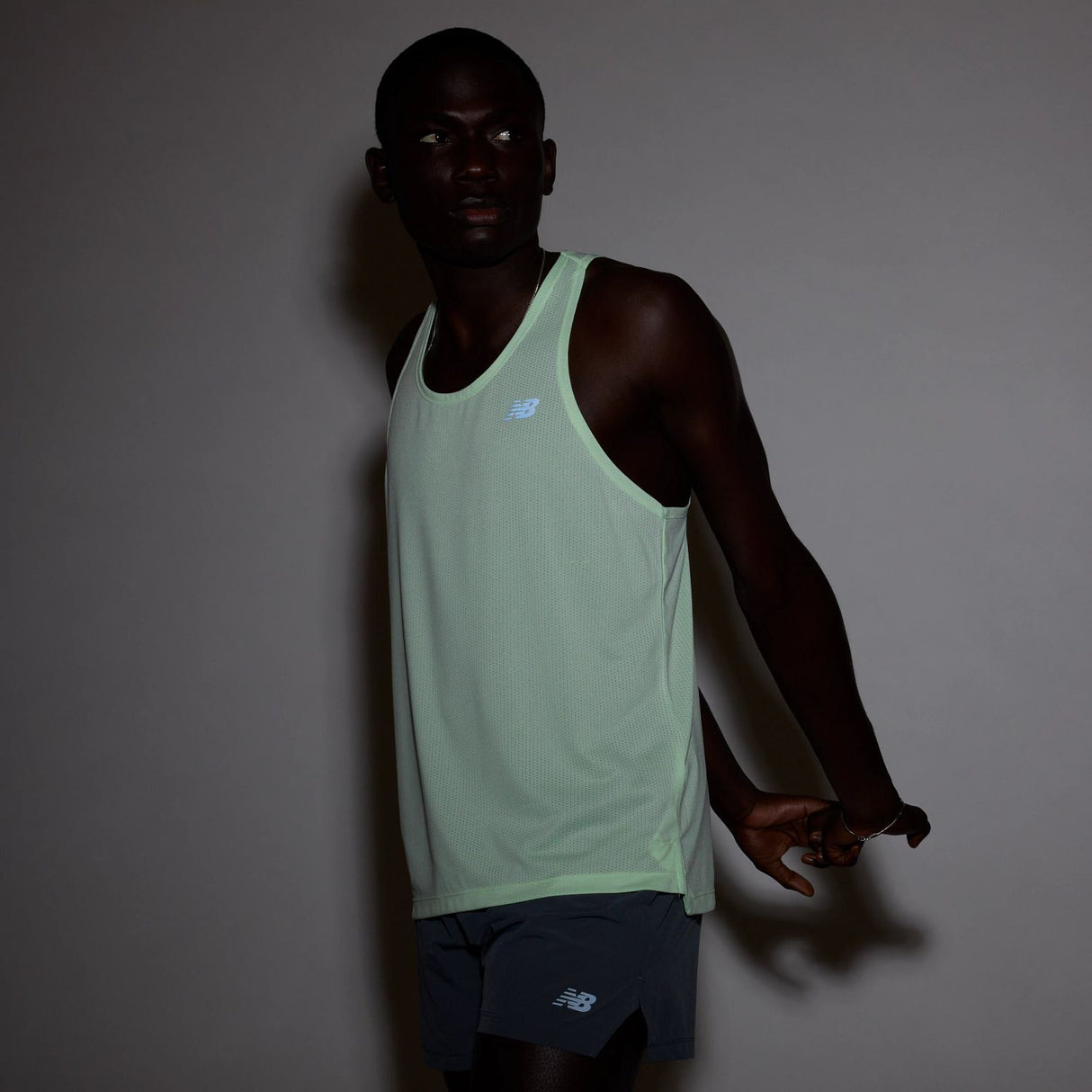 New Balance Men's Athletics Singlet-4