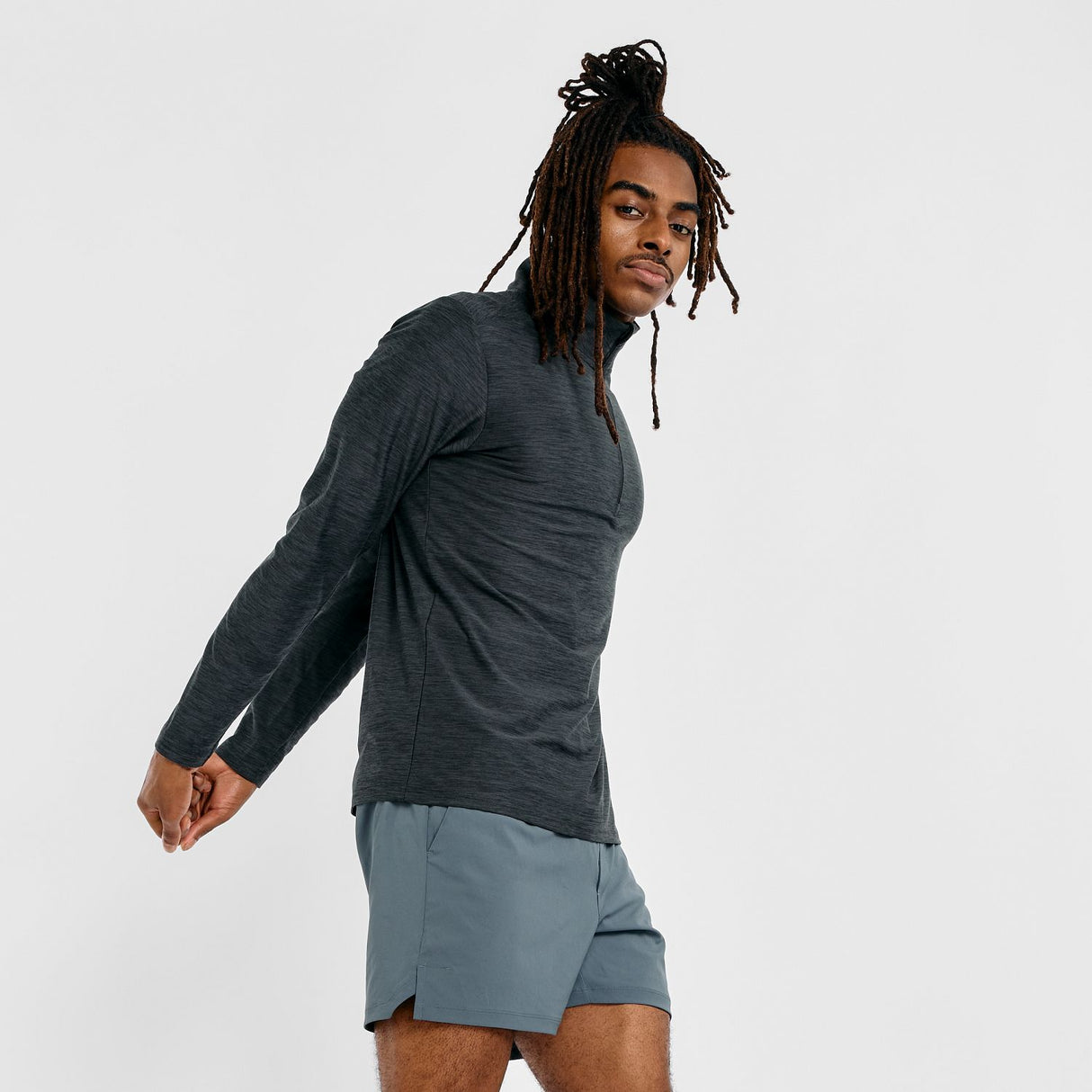 New Balance Men's Space Dye 1/4 Zip Shirt-2