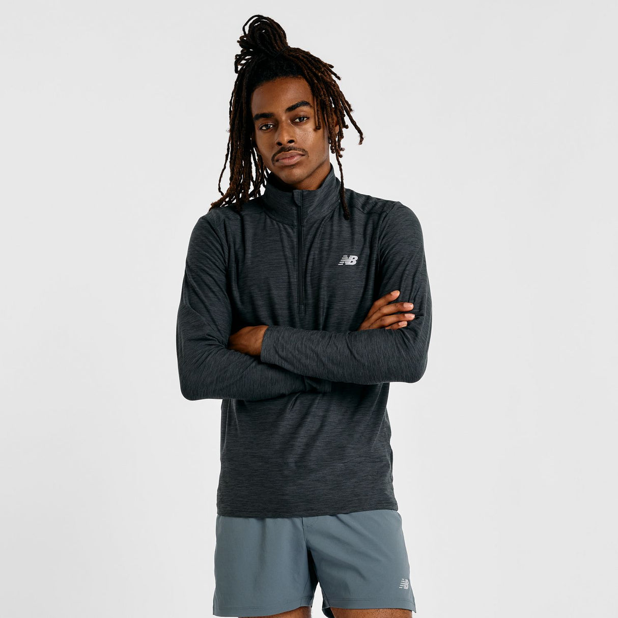 New Balance Men's Space Dye 1/4 Zip Shirt-3