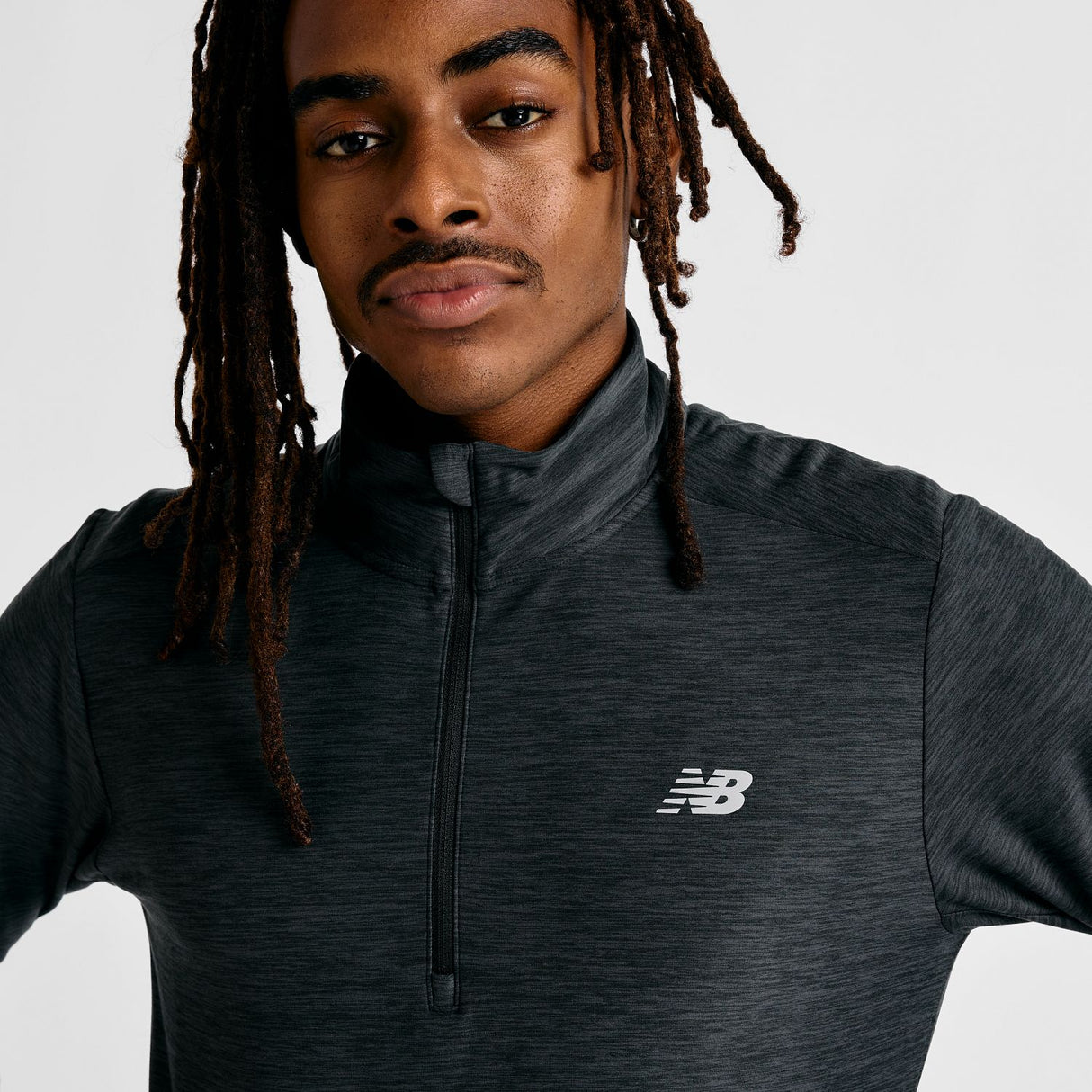 New Balance Men's Space Dye 1/4 Zip Shirt-6
