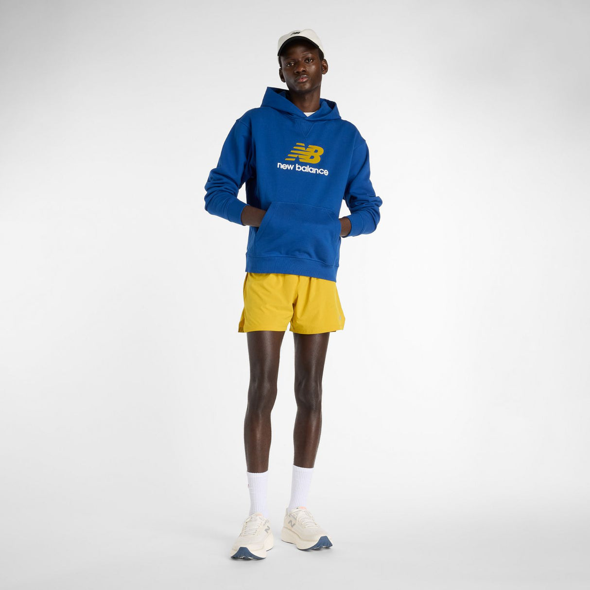 New Balance Men's Athletics French Terry Logo Hoodie-1