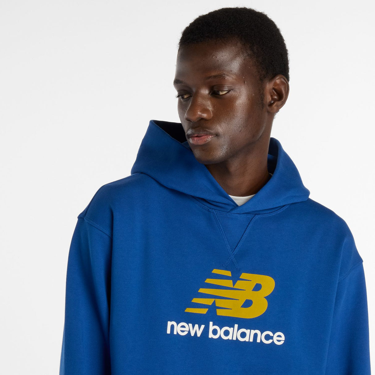New Balance Men's Athletics French Terry Logo Hoodie-6