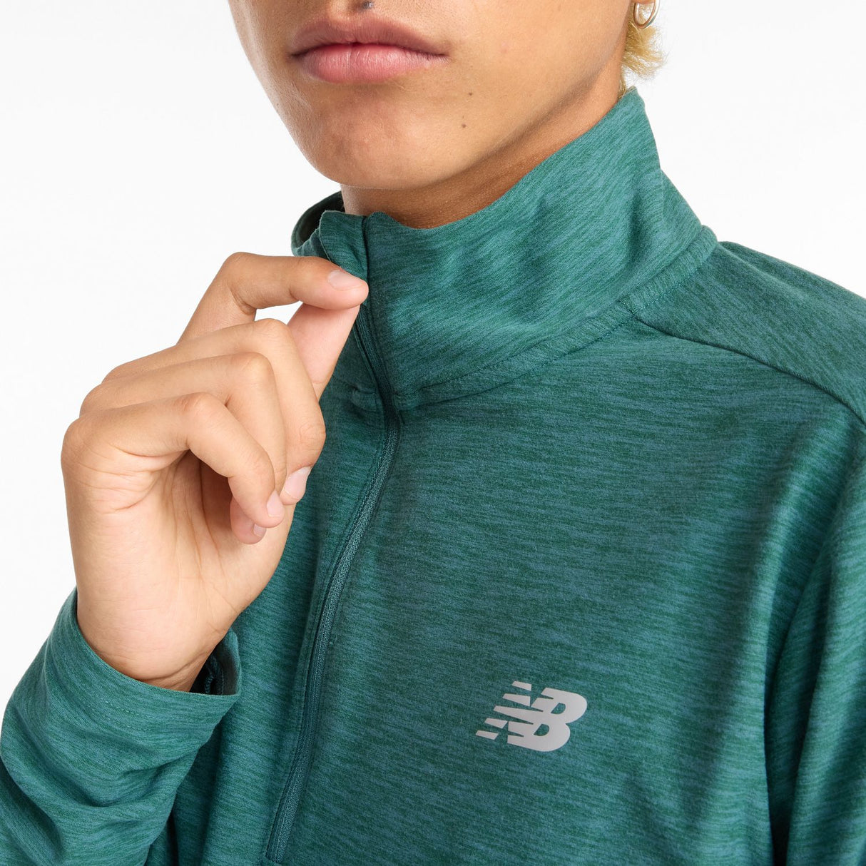 New Balance Men's Space Dye 1/4 Zip Shirt-4