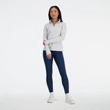 New Balance Women's Sport Essentials Space Dye Quarter Zip-1