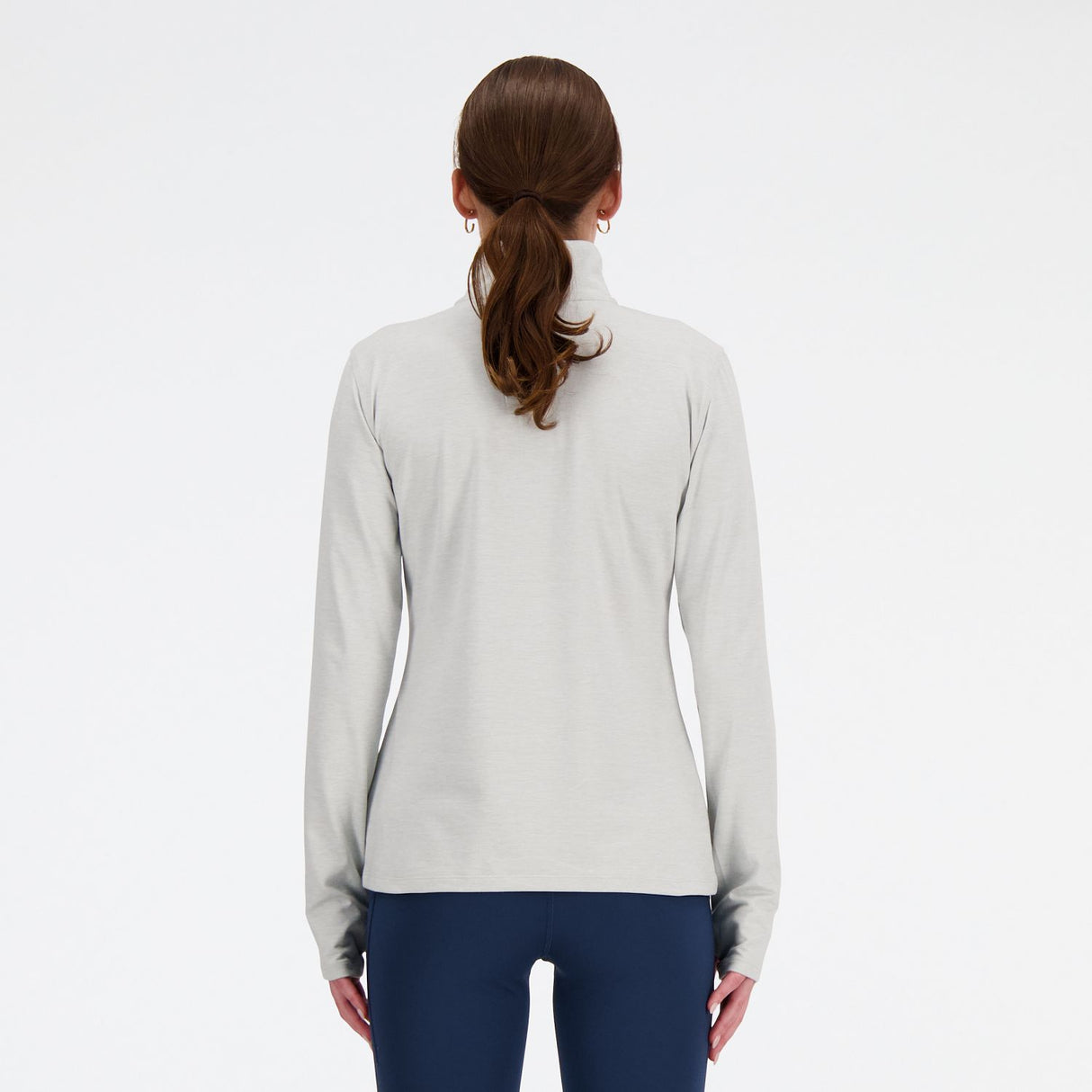 New Balance Women's Sport Essentials Space Dye Quarter Zip-5