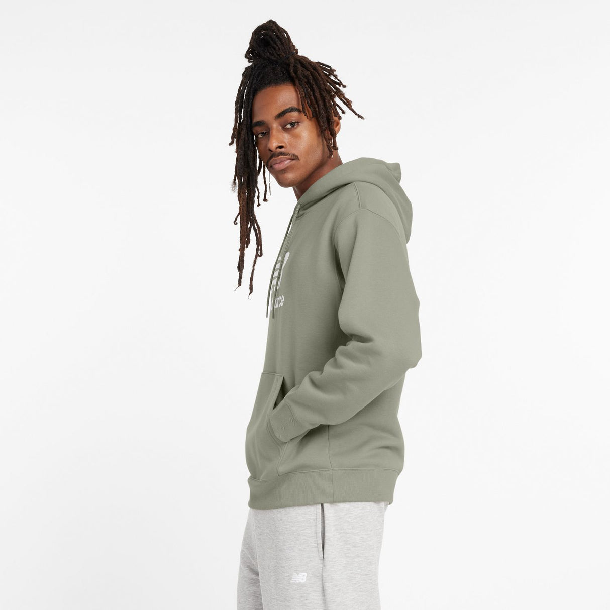New Balance Men's Sport Essentials Fleece Logo Hoodie-2
