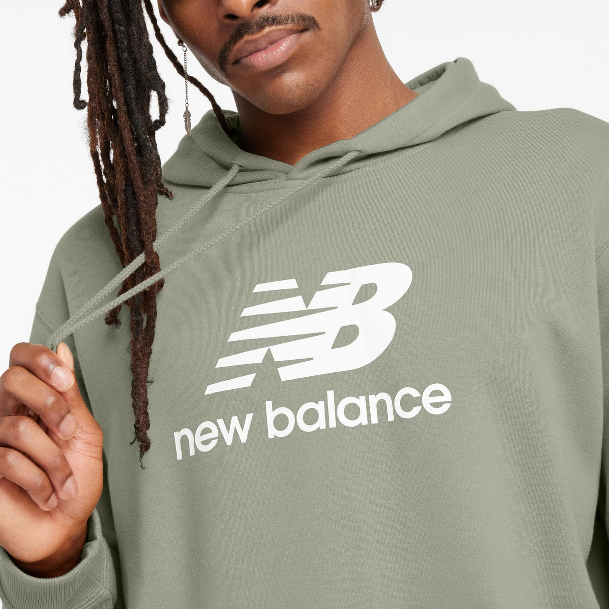 New Balance Men's Sport Essentials Fleece Logo Hoodie-4