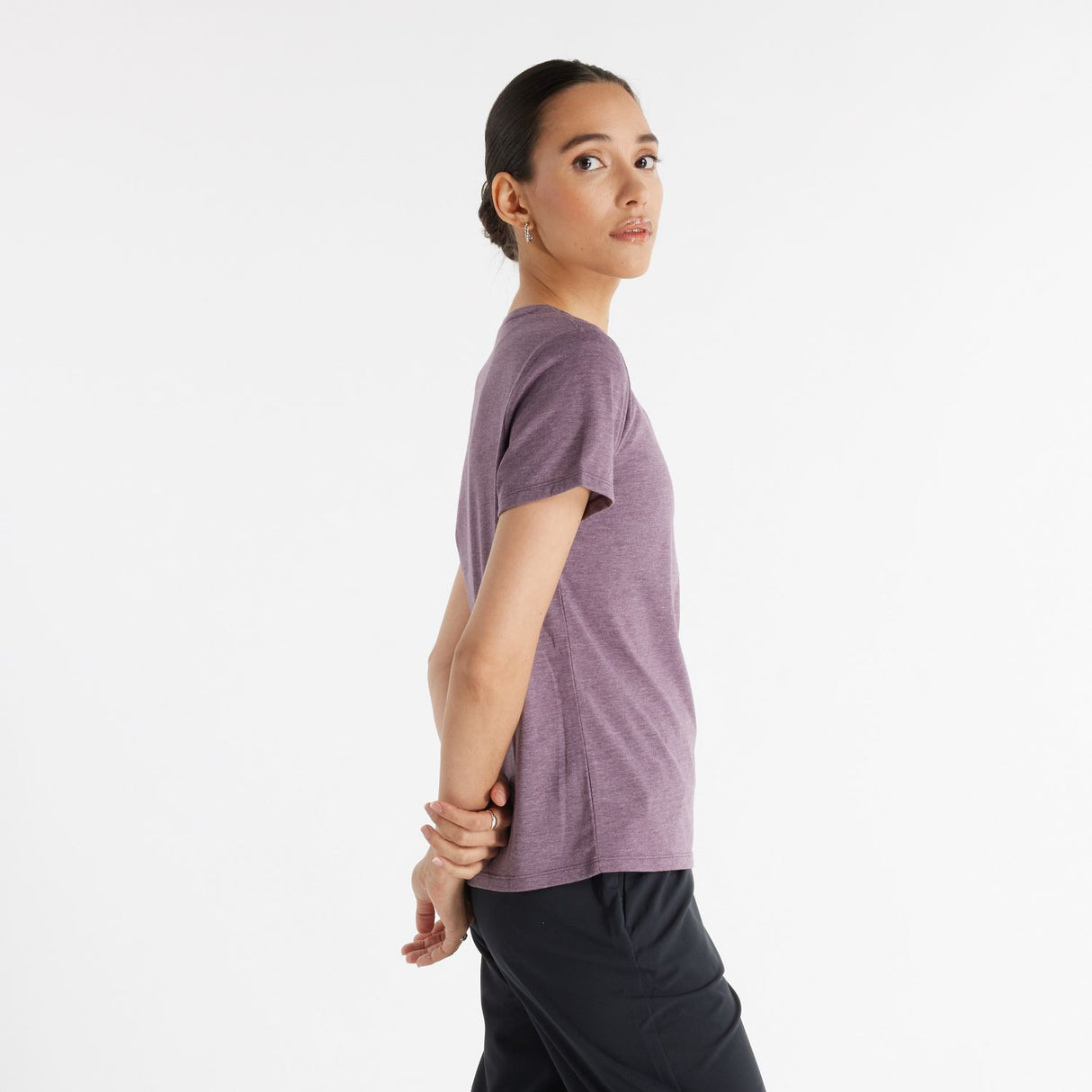 New Balance Women's Sport Essentials Heathertech T-Shirt-2