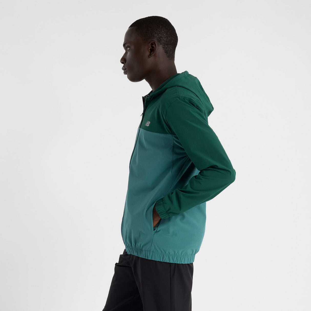 New Balance Men's Woven Full Zip Jacket-2
