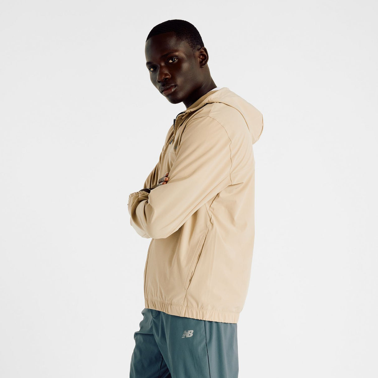 New Balance Men's Woven Full Zip Jacket-4