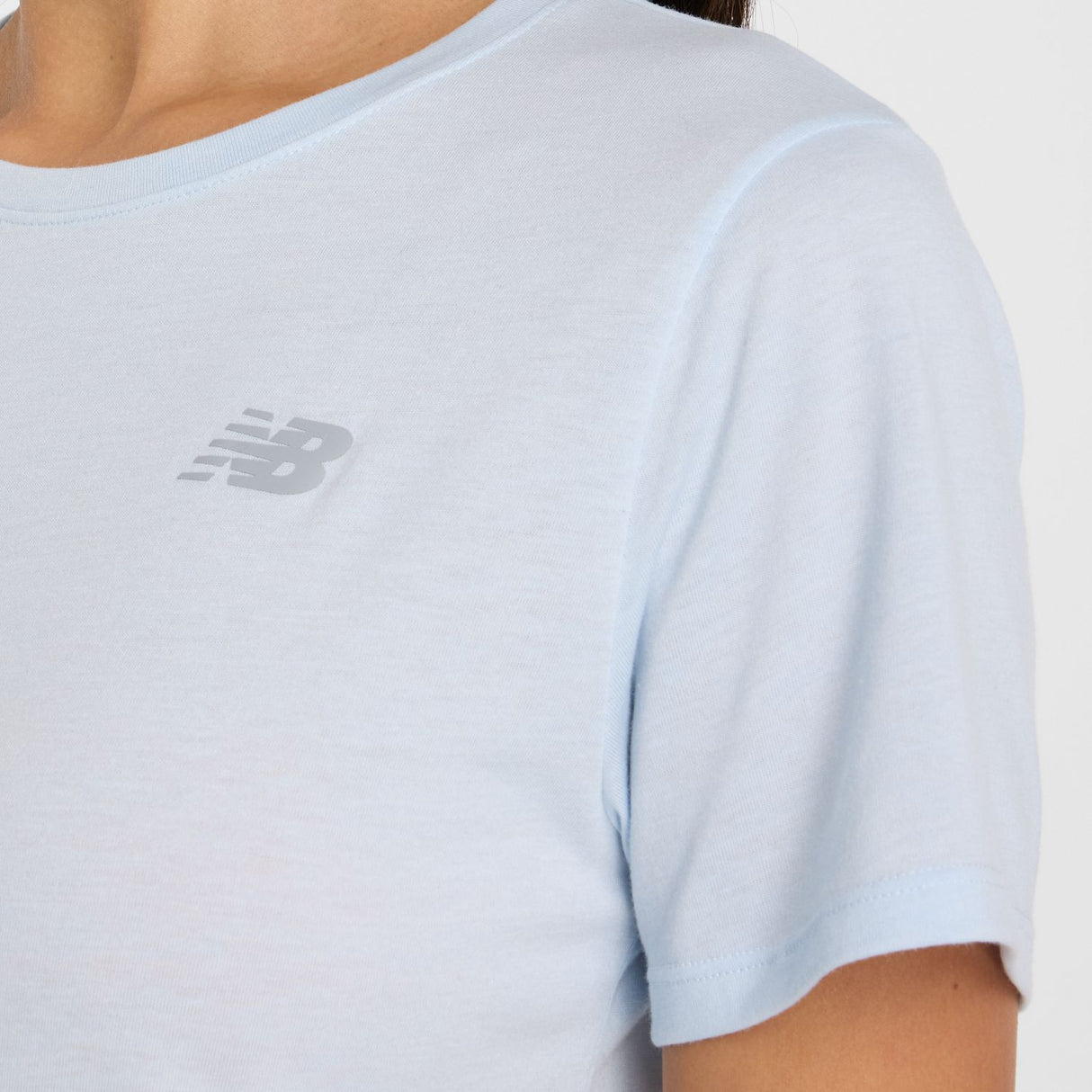 New Balance Women's Sport Essentials Heathertech T-Shirt-4