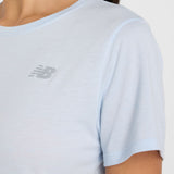 New Balance Women's Sport Essentials Heathertech T-Shirt-4