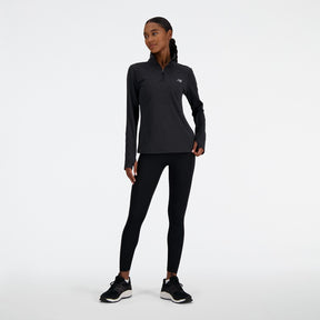New Balance Women's Sport Essentials Space Dye Quarter Zip-1