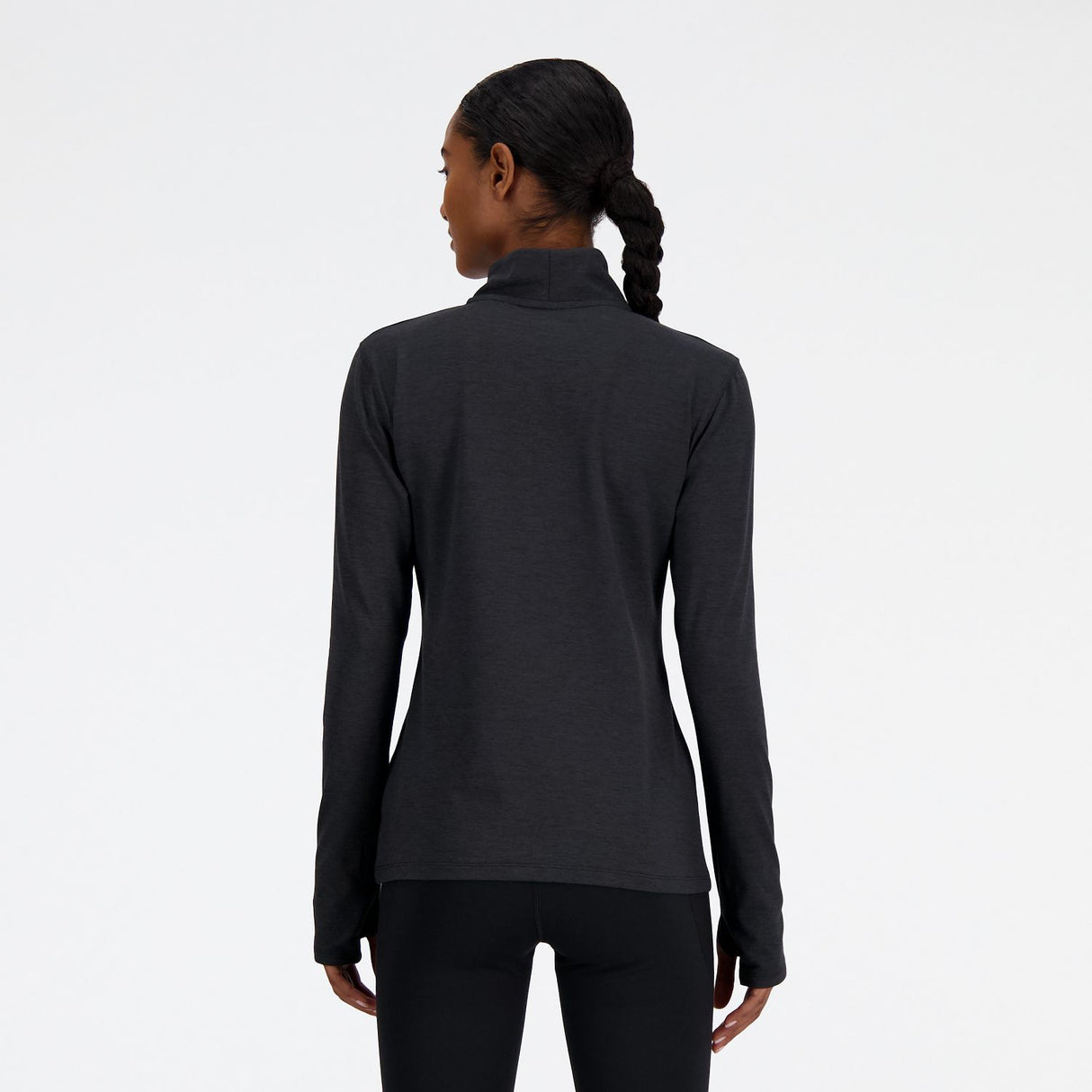 New Balance Women's Sport Essentials Space Dye Quarter Zip-5