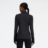 New Balance Women's Sport Essentials Space Dye Quarter Zip-5