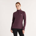 New Balance Women's Sport Essentials Space Dye Quarter Zip-1