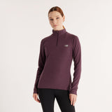 New Balance Women's Sport Essentials Space Dye Quarter Zip-1