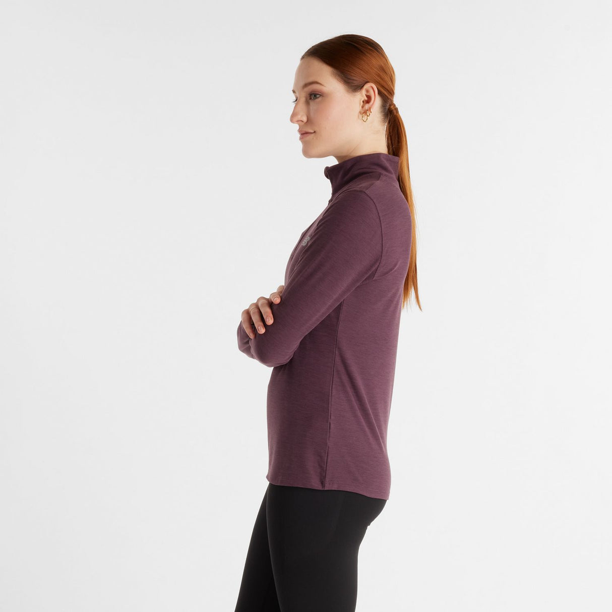 New Balance Women's Sport Essentials Space Dye Quarter Zip-2