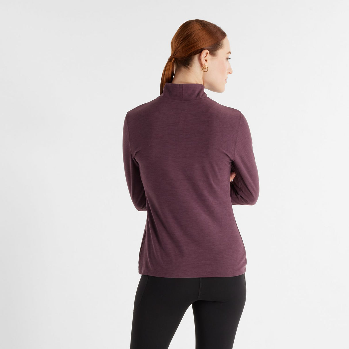 New Balance Women's Sport Essentials Space Dye Quarter Zip-3