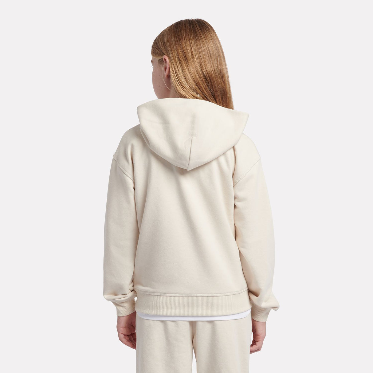 New Balance Youth Girl's French Terry Small Logo Hoodie-7