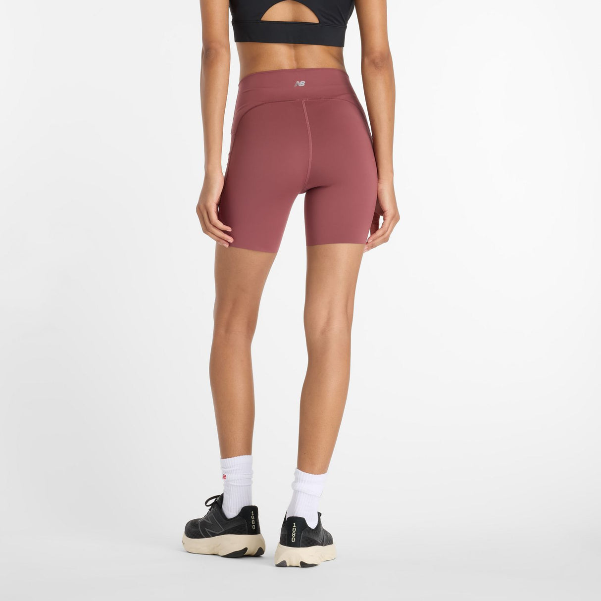 New Balance Women's Sleek Pocket High Rise Short 6-3
