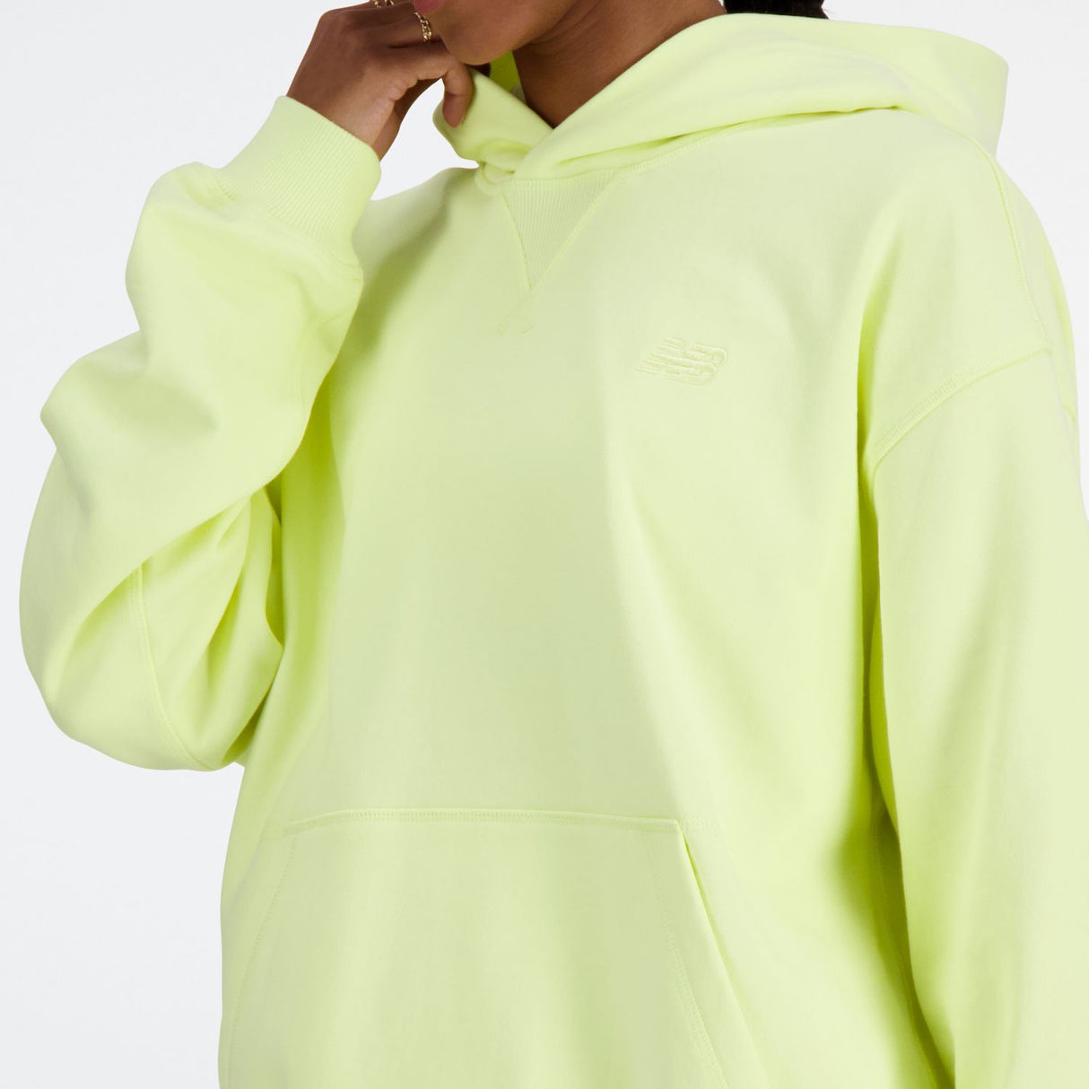New Balance Women's Athletics French Terry Hoodie-10