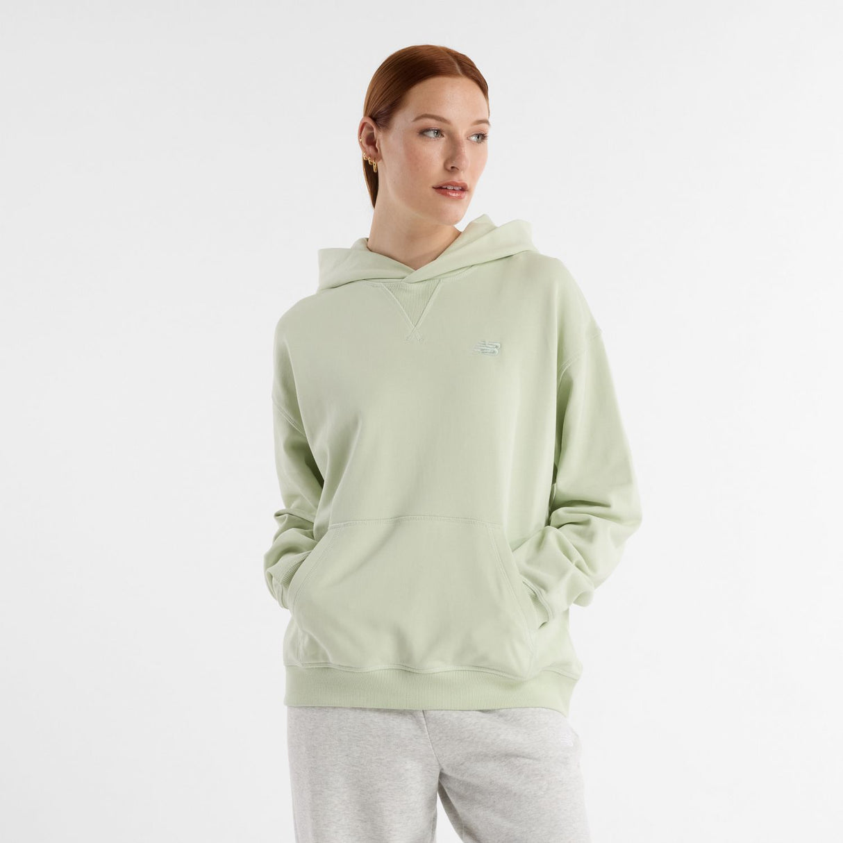 New Balance Women's Athletics French Terry Hoodie-1