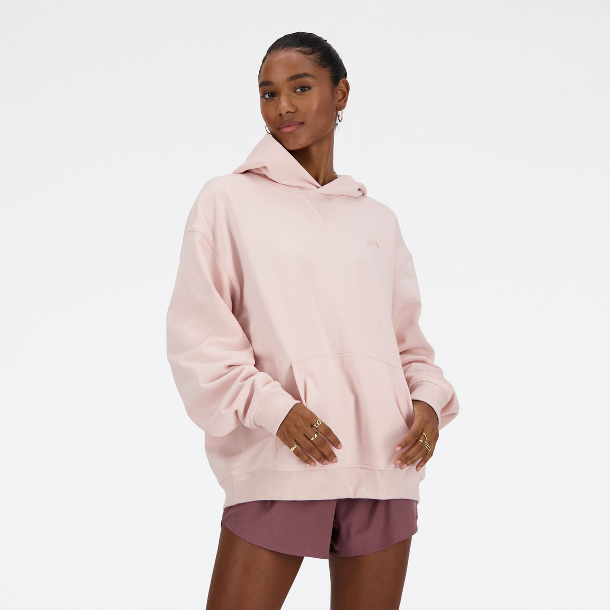 New Balance Women's Athletics French Terry Hoodie-7