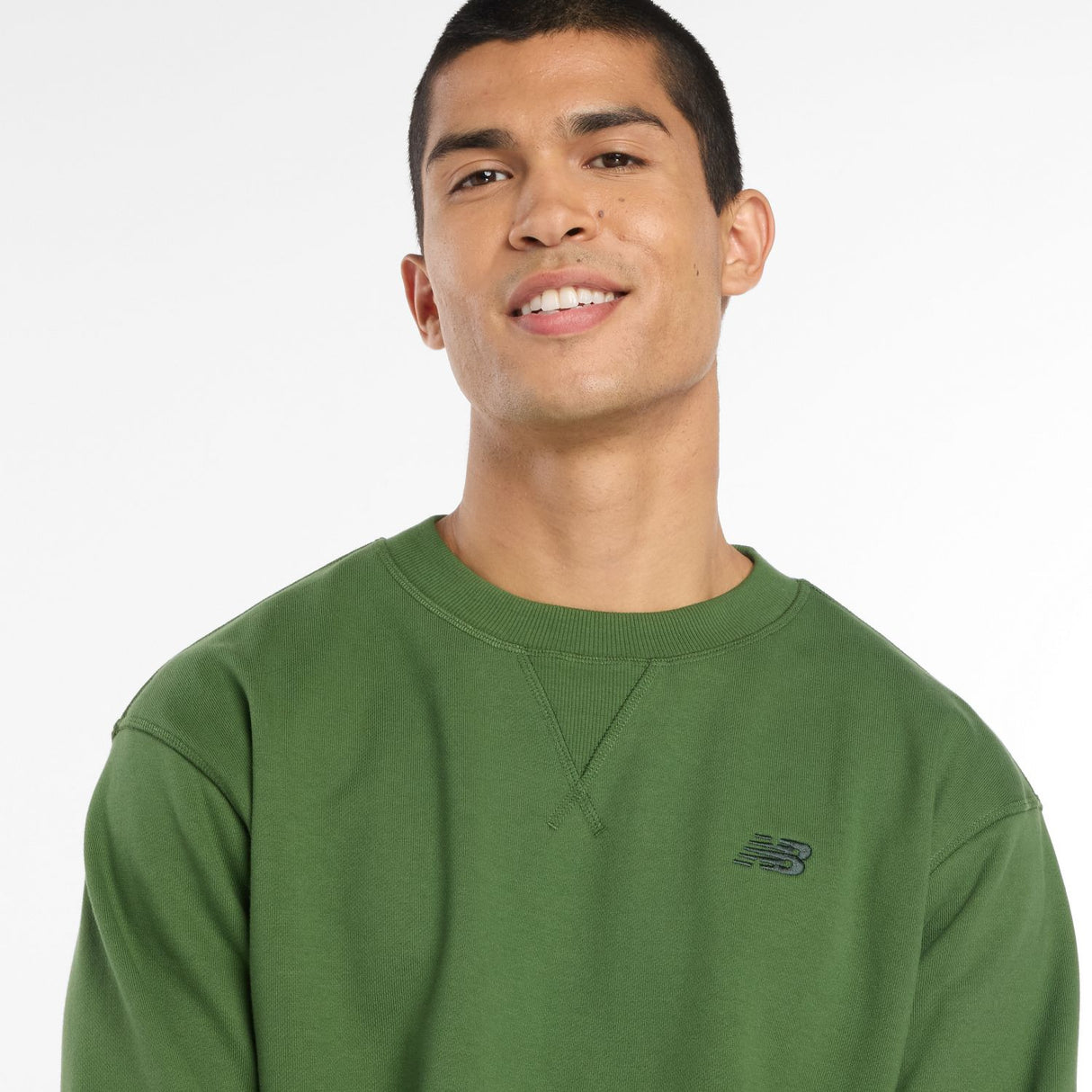 New Balance Men's Athletics French Terry Crew-5