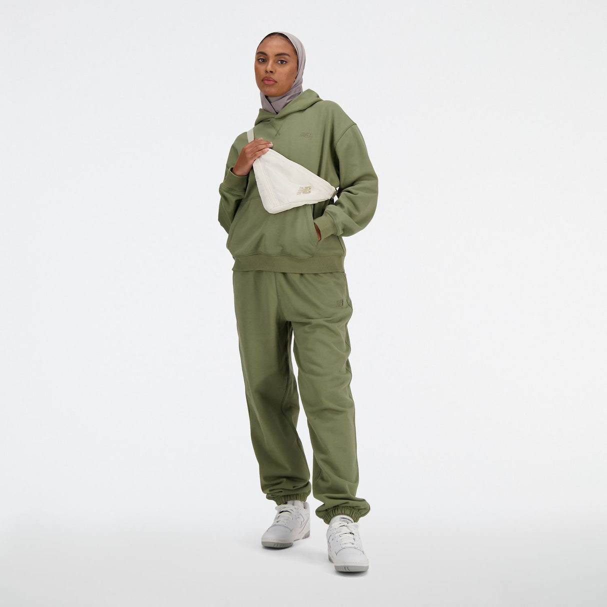 New Balance Women's Athletics French Terry Hoodie-1