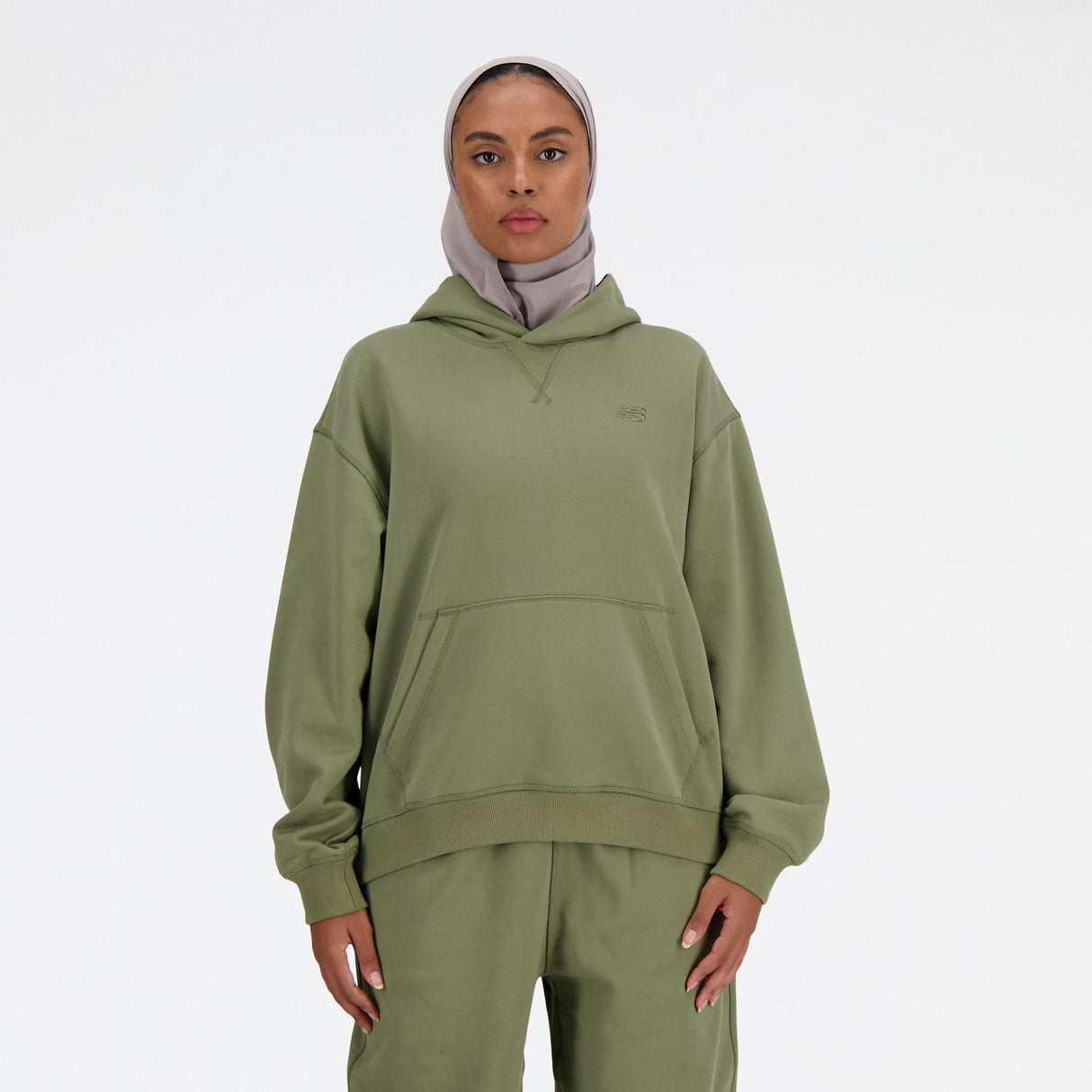 New Balance Women's Athletics French Terry Hoodie-3