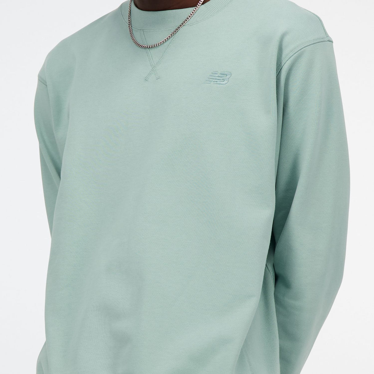 New Balance Men's Athletics French Terry Crew-12