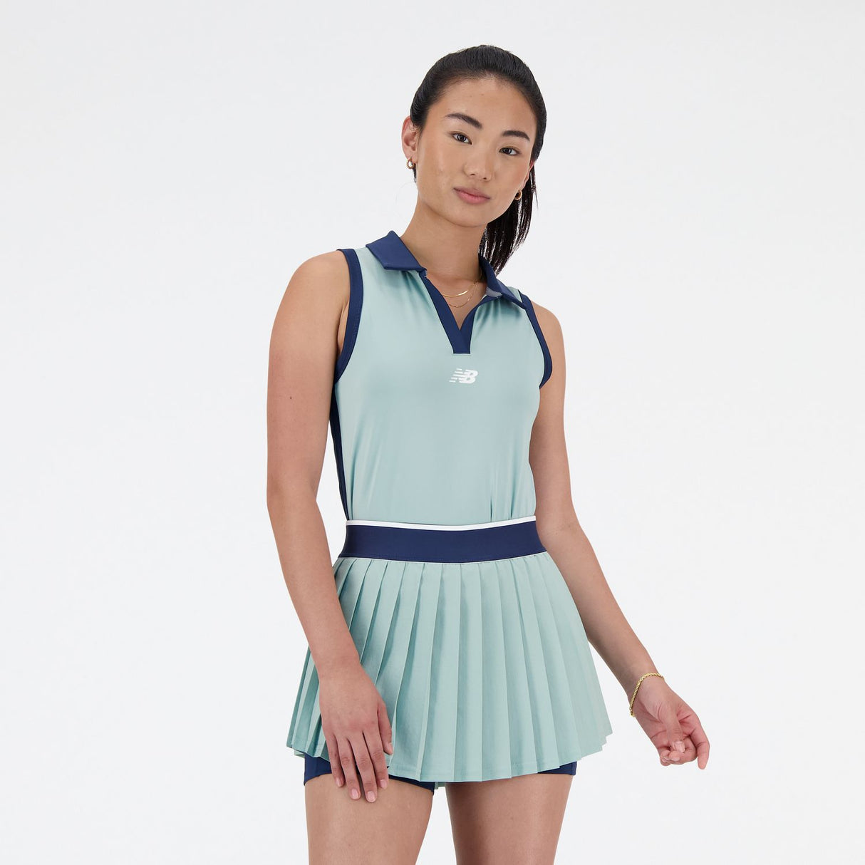 New Balance Women's Collared Tournament Tank-2