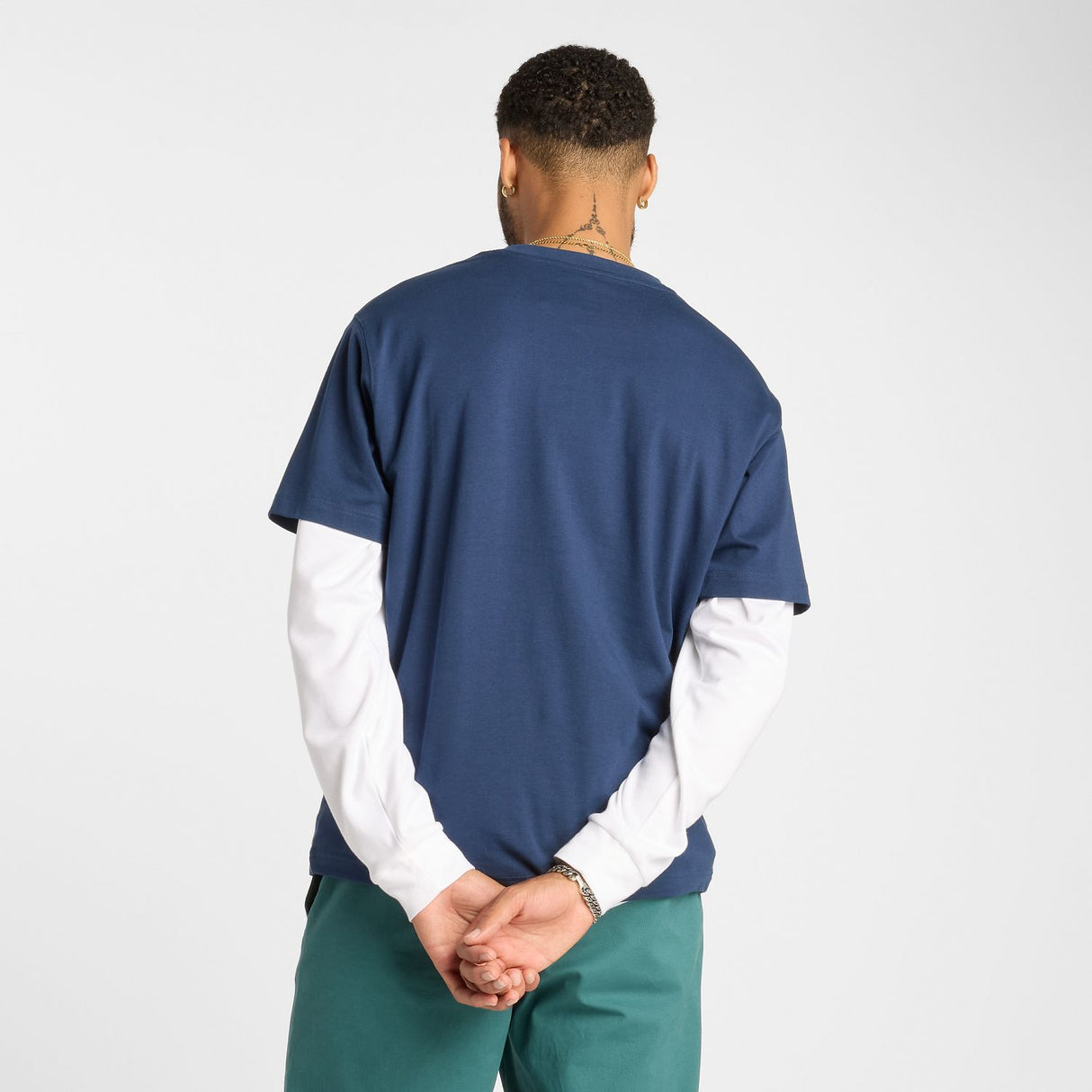 New Balance Men's Numeric Small Logo Jersey T-Shirt-5